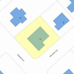 84 Prospect St, Newton MA 02465-2337 plot plan