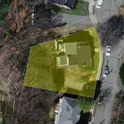 35 Victoria Cir, Newton MA 02459-1042 aerial view
