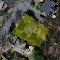 366 Central St, Newton MA 02466-2205 aerial view