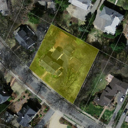 181 Nehoiden Rd, Newton MA 02468-1343 aerial view
