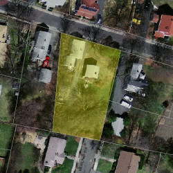 58 Cherry Pl, Newton MA  02465-1506 aerial view