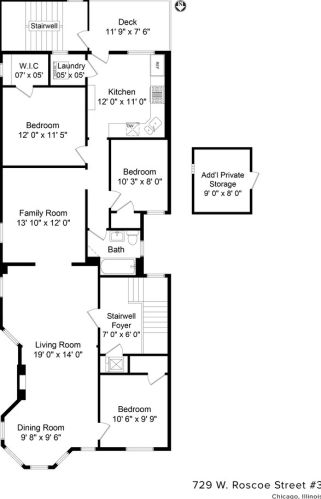 729 Roscoe St, Chicago IL  60657-6526 exterior