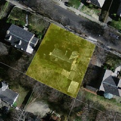 83 Mandalay Rd, Newton MA  02459-1318 aerial view