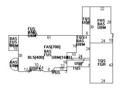 256 Highland St, Newton MA 02465-2715 floor plan