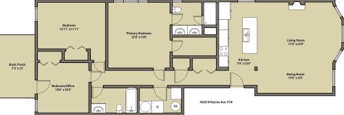 4628 Racine Ave, Chicago IL  60609-3321 exterior