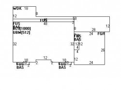 44 Cross Hill Rd, Newton MA 02459-3121 floor plan