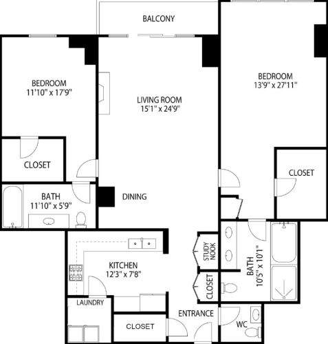 420 Waterside Dr, Chicago IL  60601-4700 exterior