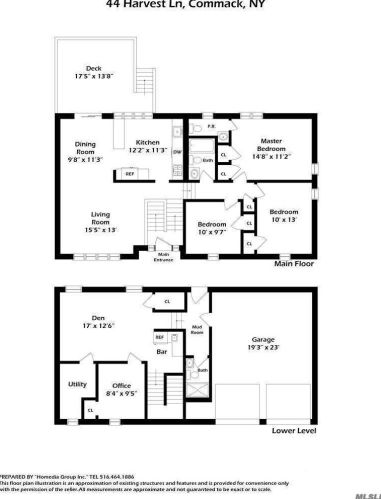 44 Harvest Ln, Commack NY 11725-1529 exterior