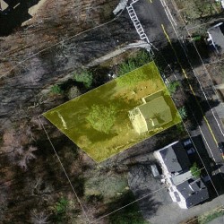 309 Langley Rd, Newton MA  02459-2349 aerial view