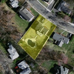 293 Hartman Rd, Newton MA  02459-2815 aerial view