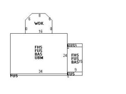 77 Kenilworth St, Newton MA  02458-2705 floor plan