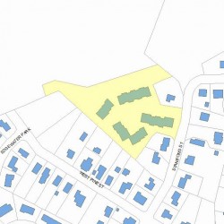 91 Staniford St, Newton MA 02466-1129 plot plan