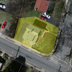 191 Derby St, Newton MA 02465-1526 aerial view