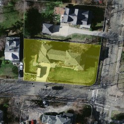 131 Sumner St, Newton MA 02459-1914 aerial view