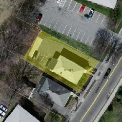 101 Lexington St, Newton MA  02466-1345 aerial view