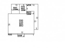 111 Hawthorne Ave, Newton MA 02466-3015 floor plan