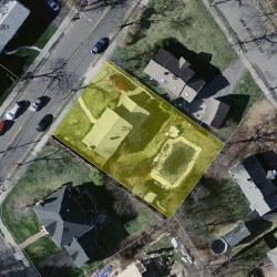 254 Wiswall Rd, Newton MA 02459-3544 aerial view
