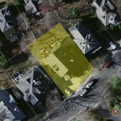 25 Chase St, Newton MA  02459-2213 aerial view