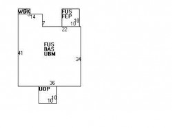 14 Nottingham St, Newton MA 02459-1613 floor plan