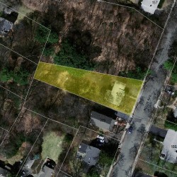 173 Allen Ave, Newton MA  02468-1734 aerial view