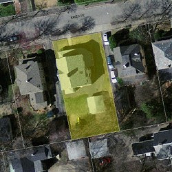 68 Erie Ave, Newton MA  02461-1514 aerial view