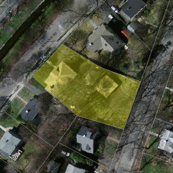 114 Albemarle Rd, Newton MA 02460-1135 aerial view