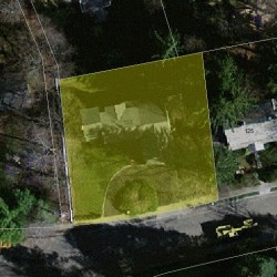 133 Franklin St, Newton MA 02458-2411 aerial view