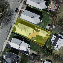 46 Falmouth Rd, Newton MA 02465-1125 aerial view