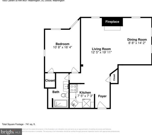 1855 Calvert St, Washington DC  20009-1966 exterior