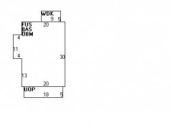 19 Wetherell St, Newton MA 02464-1416 floor plan