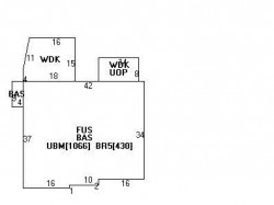 55 Clements Rd, Newton MA 02458-2617 floor plan