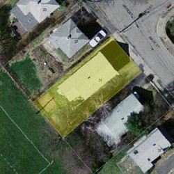 31 Wade St, Newton MA  02461-1714 aerial view