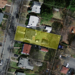 24 Freeman St, Newton MA 02466-1206 aerial view