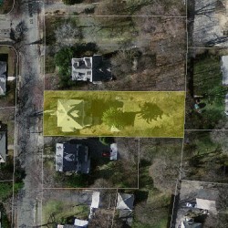 60 Cedar St, Newton MA 02459-1113 aerial view