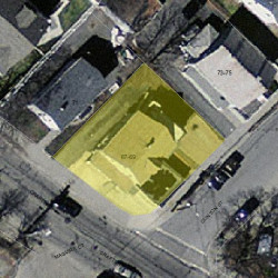 67 Crafts St, Newton MA 02458-1257 aerial view