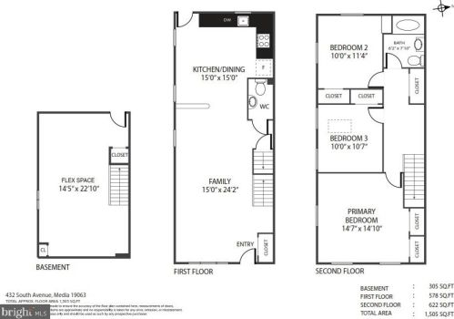 432 Ave, Media PA 19063-4015 exterior