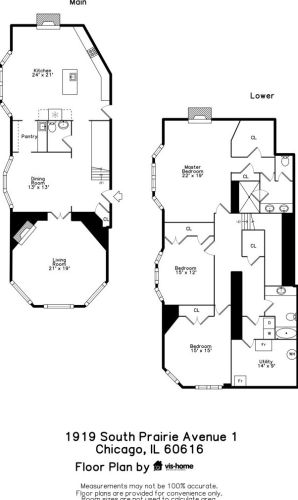 1919 Prairie Ave, Chicago IL 60616-1991 exterior