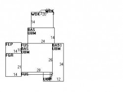 291 Winchester St, Newton MA 02461-2042 floor plan