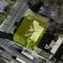 255 Tremont St, Newton MA  02458-2111 aerial view