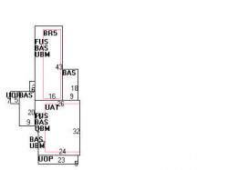 46 Elm St, Newton MA 02465-1806 floor plan