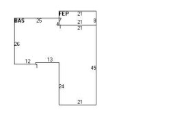 26 Mosman St, Newton MA  02465-1303 floor plan