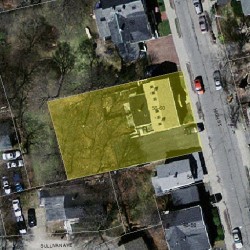 60 High St, Newton MA  02461-1939 aerial view