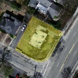 1725 Washington St, Newton MA 02466-2713 aerial view