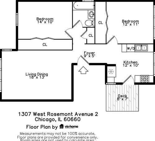 1307 Rosemont Ave, Chicago IL  60660-1305 exterior