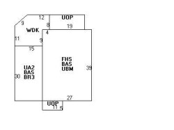 48 Jameson Rd, Newton MA 02458-2601 floor plan