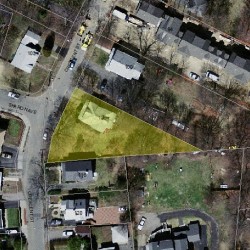108 Crescent St, Newton MA 02466-2510 aerial view