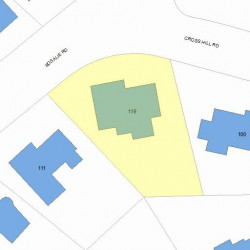 119 Rosalie Rd, Newton MA 02459-3129 plot plan