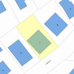 31 Chase St, Newton MA 02459-2213 plot plan