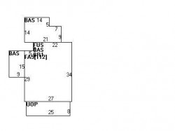 61 Circuit Ave, Newton MA 02461-1602 floor plan