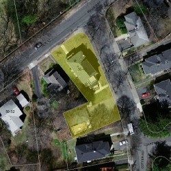40 Fuller St, Newton MA  02468-1032 aerial view